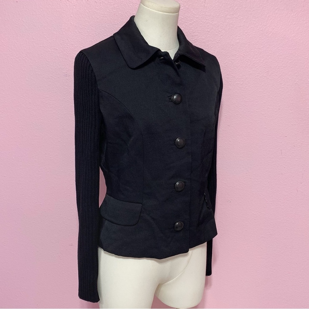 Vintage Versus By Gianni Versace  Black Button-Up Blazer Jacket
